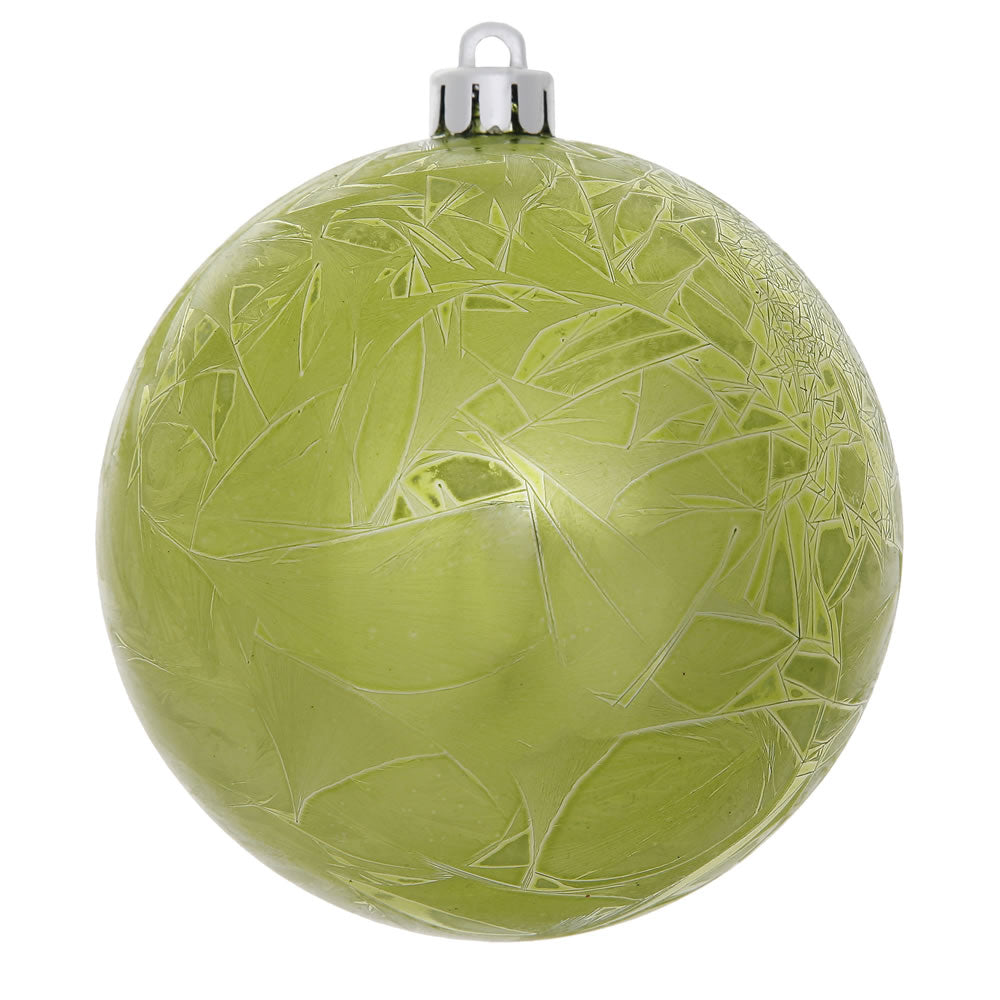 Vickerman 8 in. Lime Ball Christmas Ornament