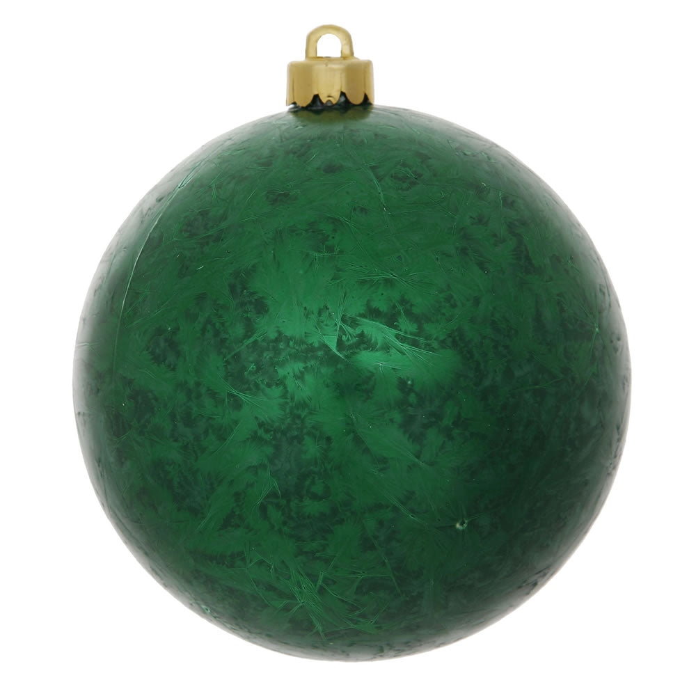 Vickerman 8 in. Emerald Ball Christmas Ornament