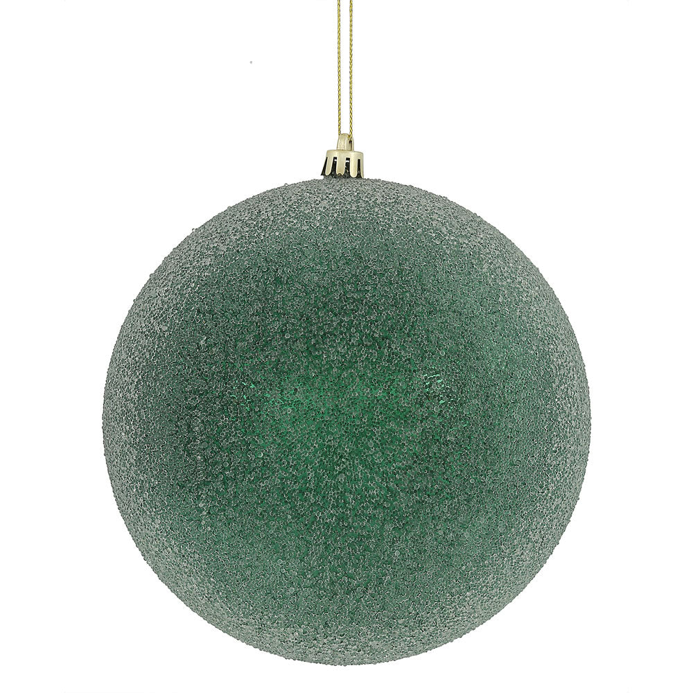 Vickerman 4 in. Midnight Green Ball Christmas Ornament