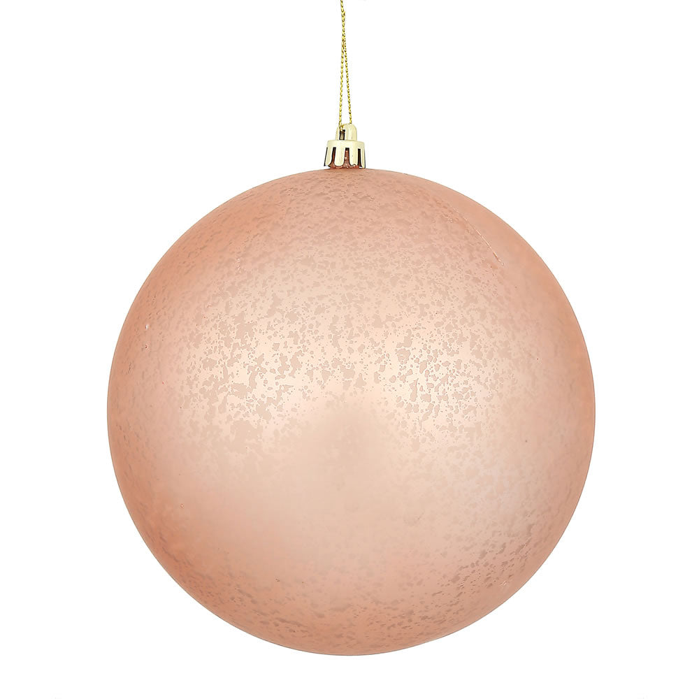 Vickerman 8 in. Rose Gold Matte Mercury Ball Christmas Ornament