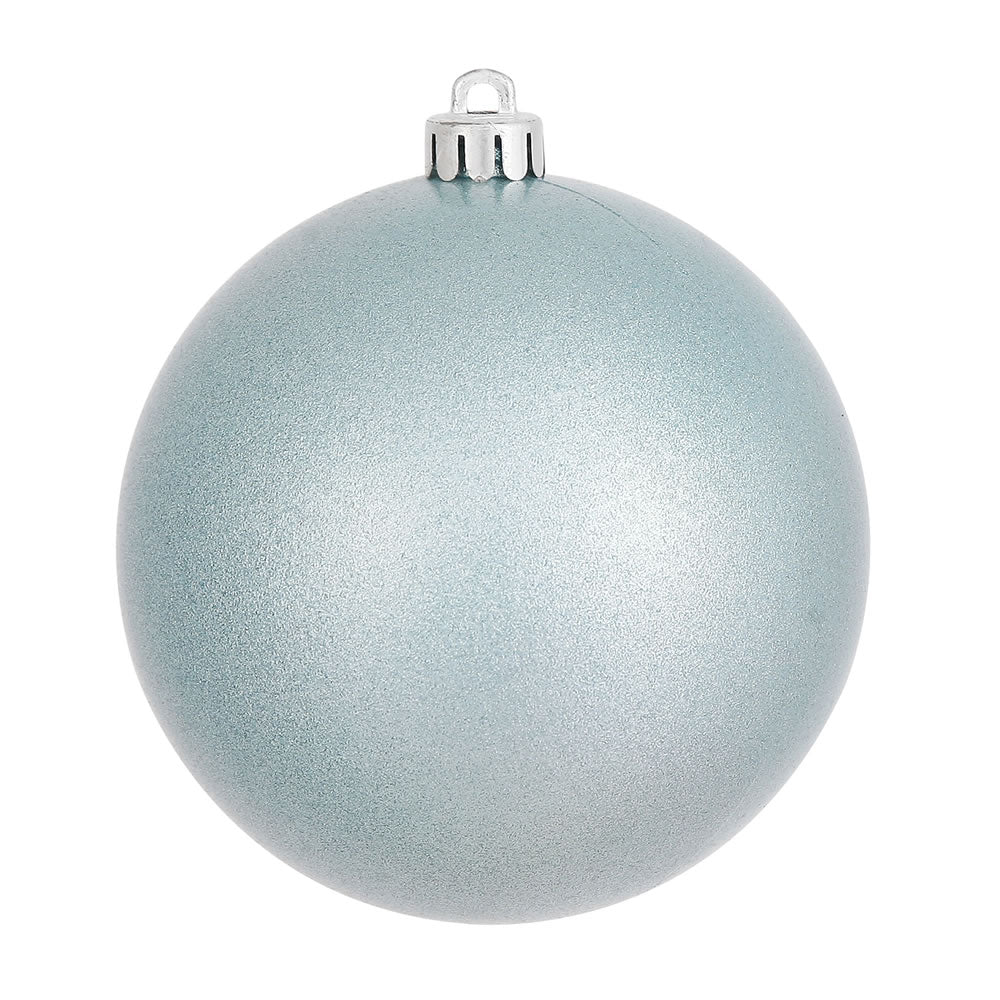 Vickerman 4 in. Baby Blue Candy Ball Christmas Ornament
