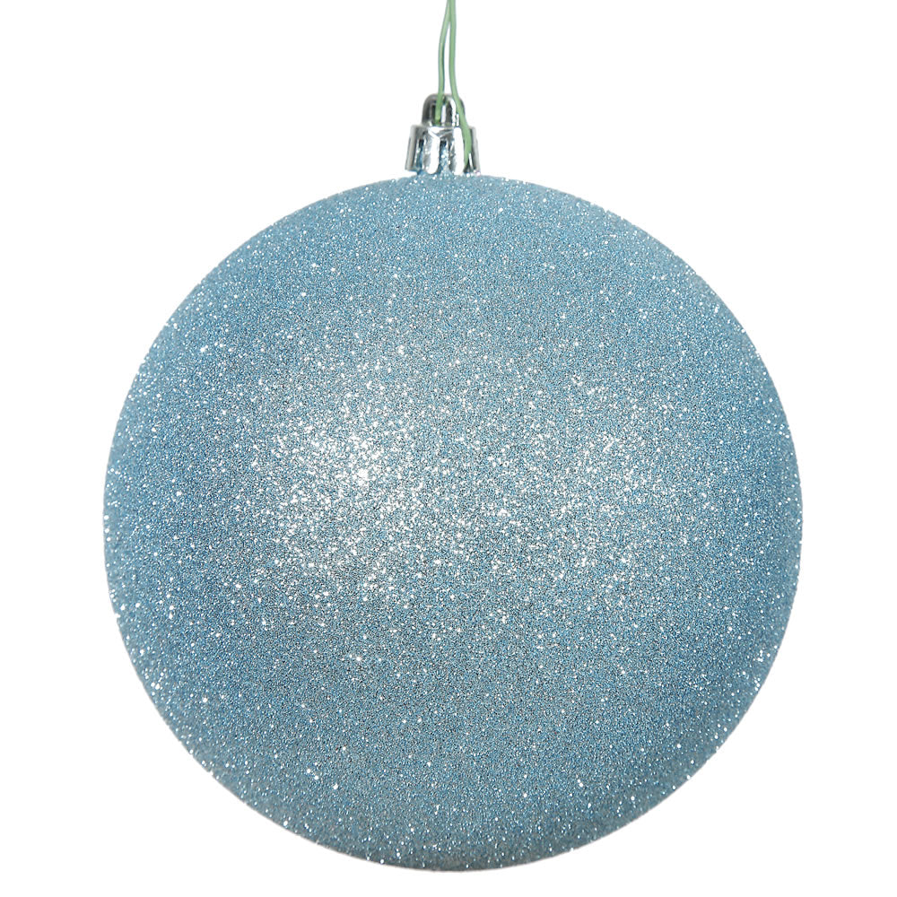 Vickerman 2.75 in. Baby Blue Glitter Ball Christmas Ornament