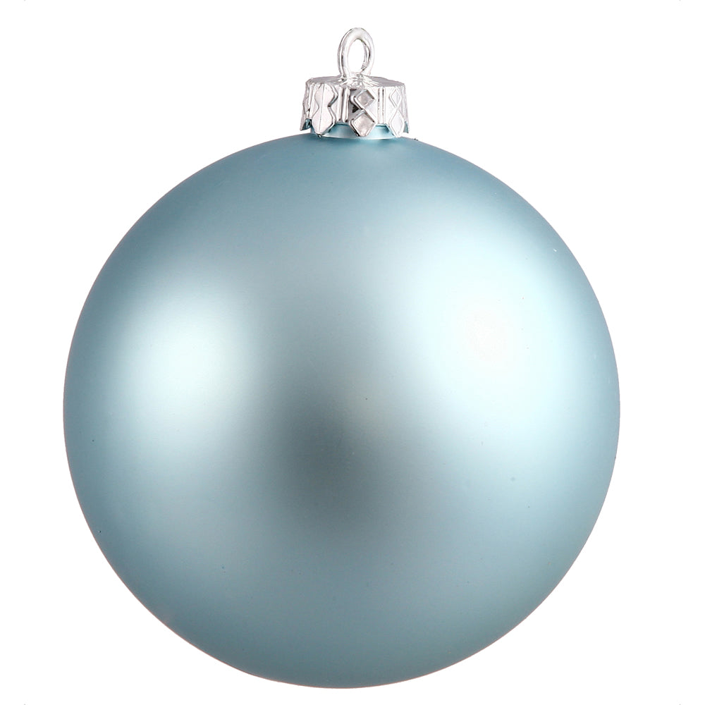 Vickerman 8 in. Baby Blue Matte Ball Christmas Ornament