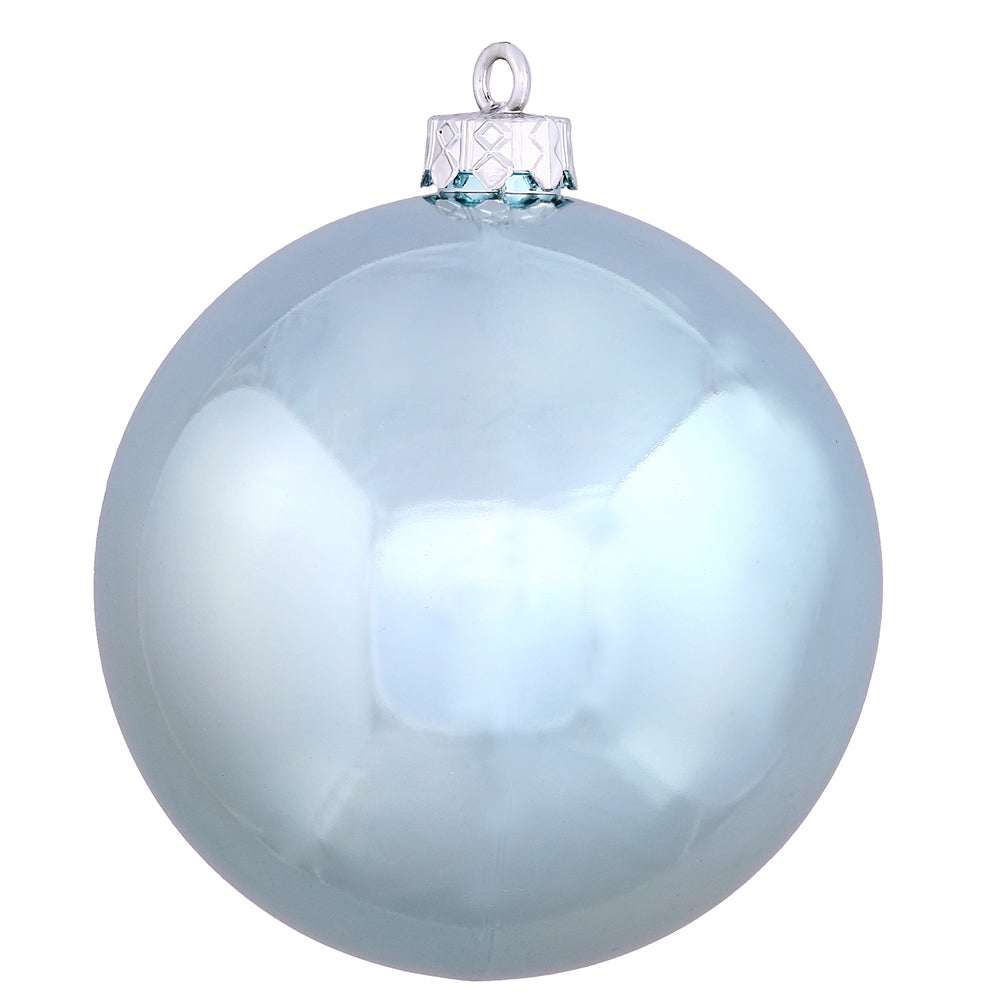 Vickerman 4.75 in. Baby Blue Shiny Ball Christmas Ornament