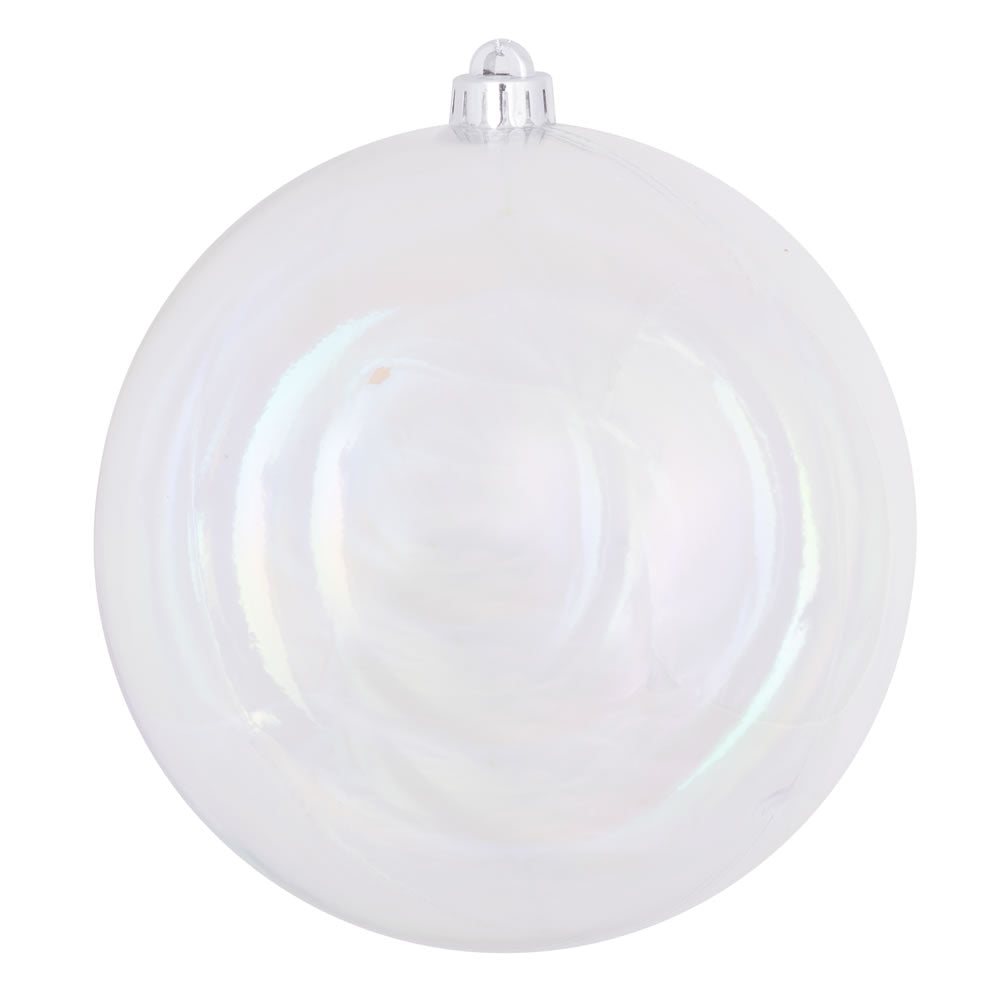 Vickerman 8 in. Clear Ball Christmas Ornament