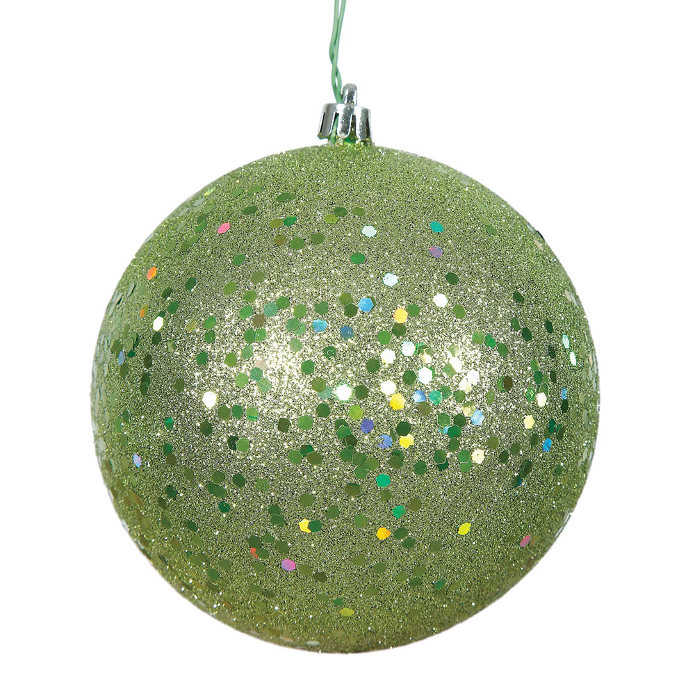 Vickerman 6 in. Celadon Ball Christmas Ornament