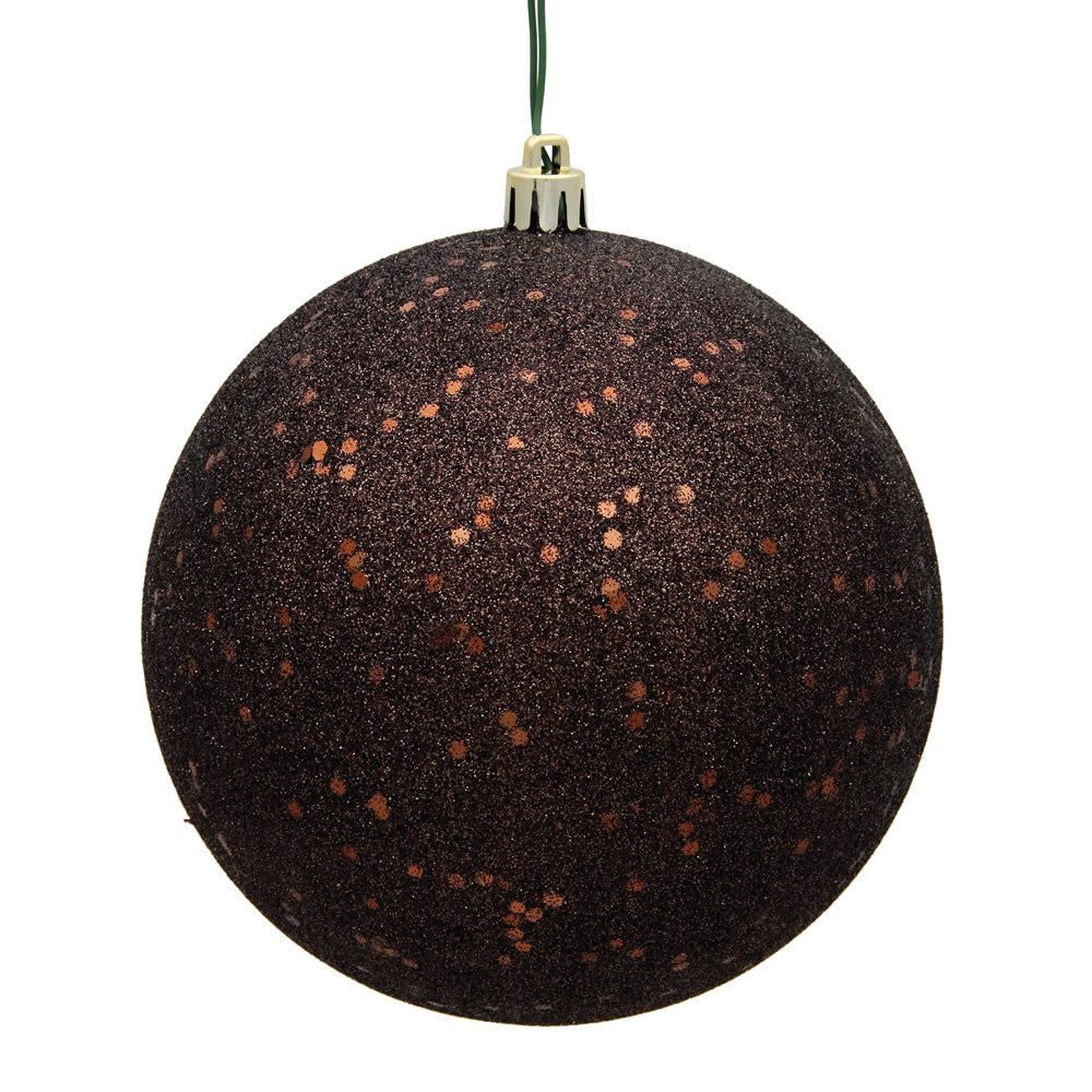 Vickerman 12 in. Chocolate Ball Christmas Ornament