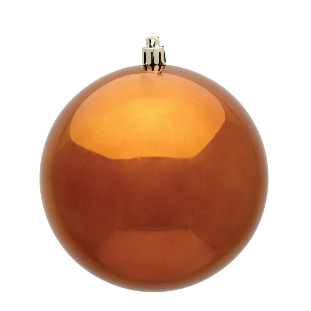 Vickerman 2.75 in. Copper Shiny Ball Christmas Ornament