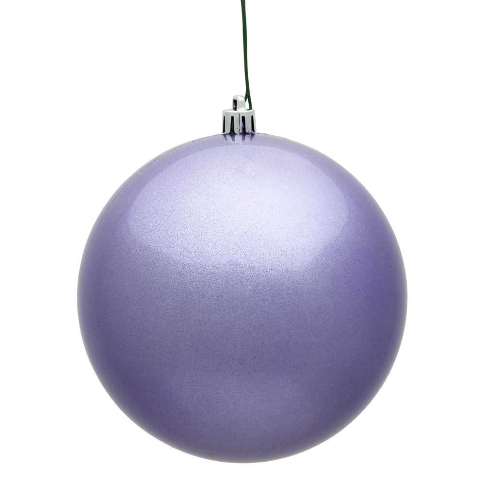 Vickerman 4 in. Lavender Candy Ball Christmas Ornament