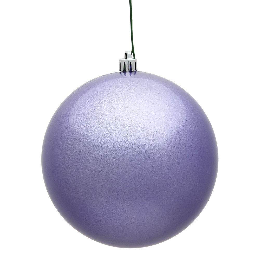 Vickerman 3 in. Lavender Candy Ball Christmas Ornament