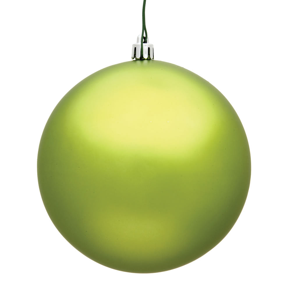 Vickerman 15.75 in. Lime Matte Ball Christmas Ornament