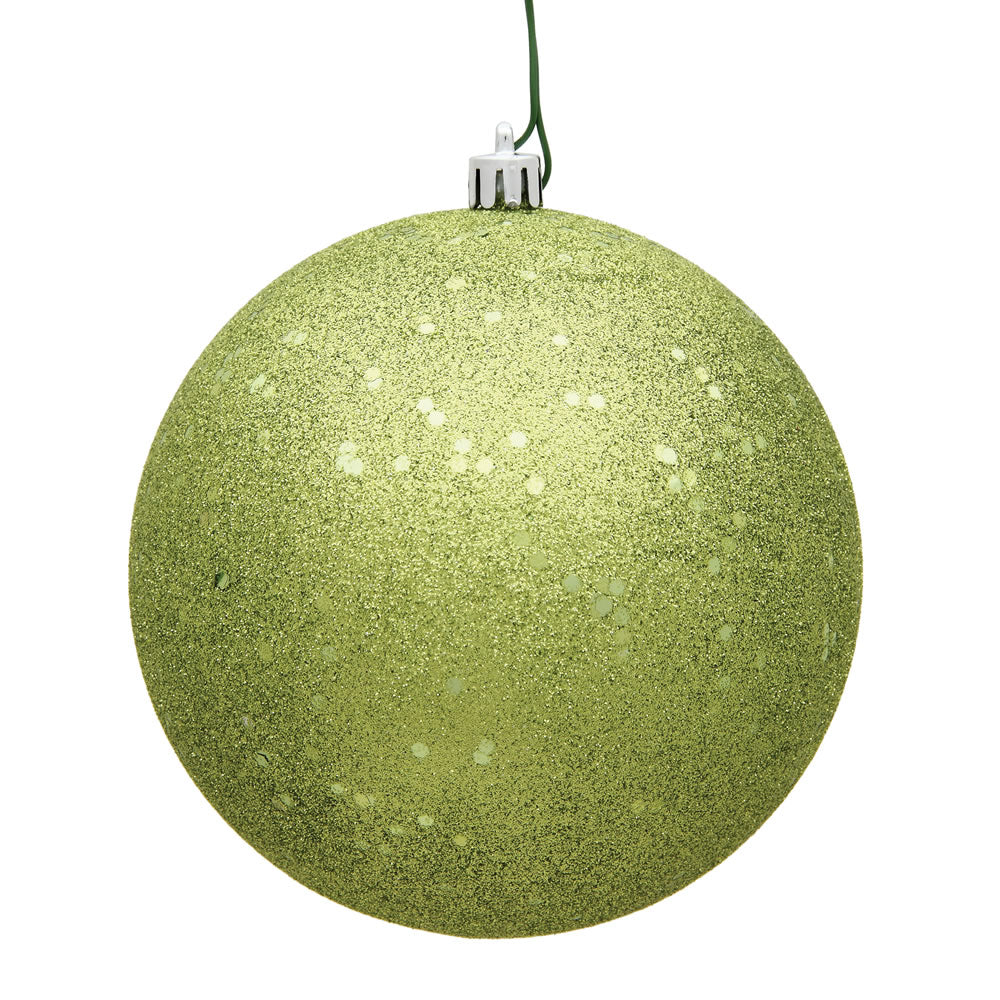 Vickerman 10 in. Lime Ball Christmas Ornament