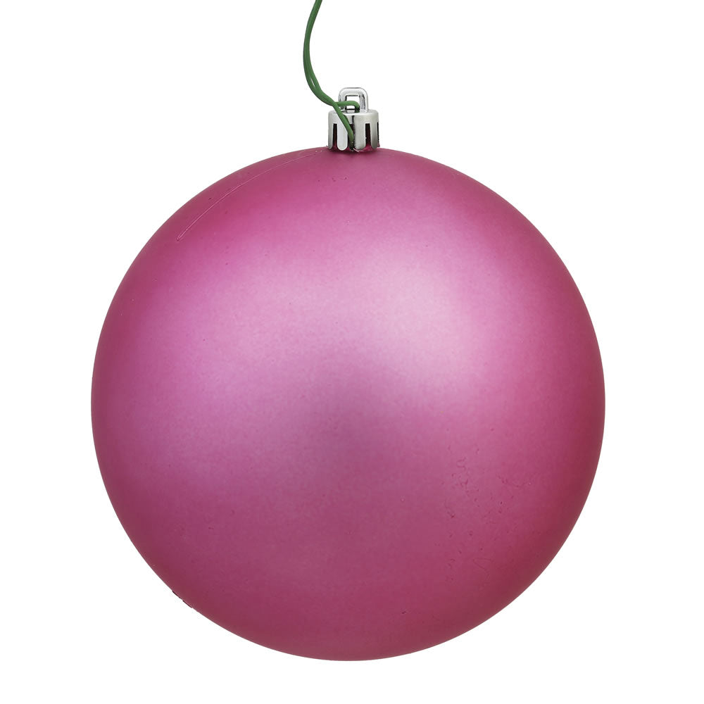 Vickerman 2.75 in. Mauve Matte Ball Christmas Ornament