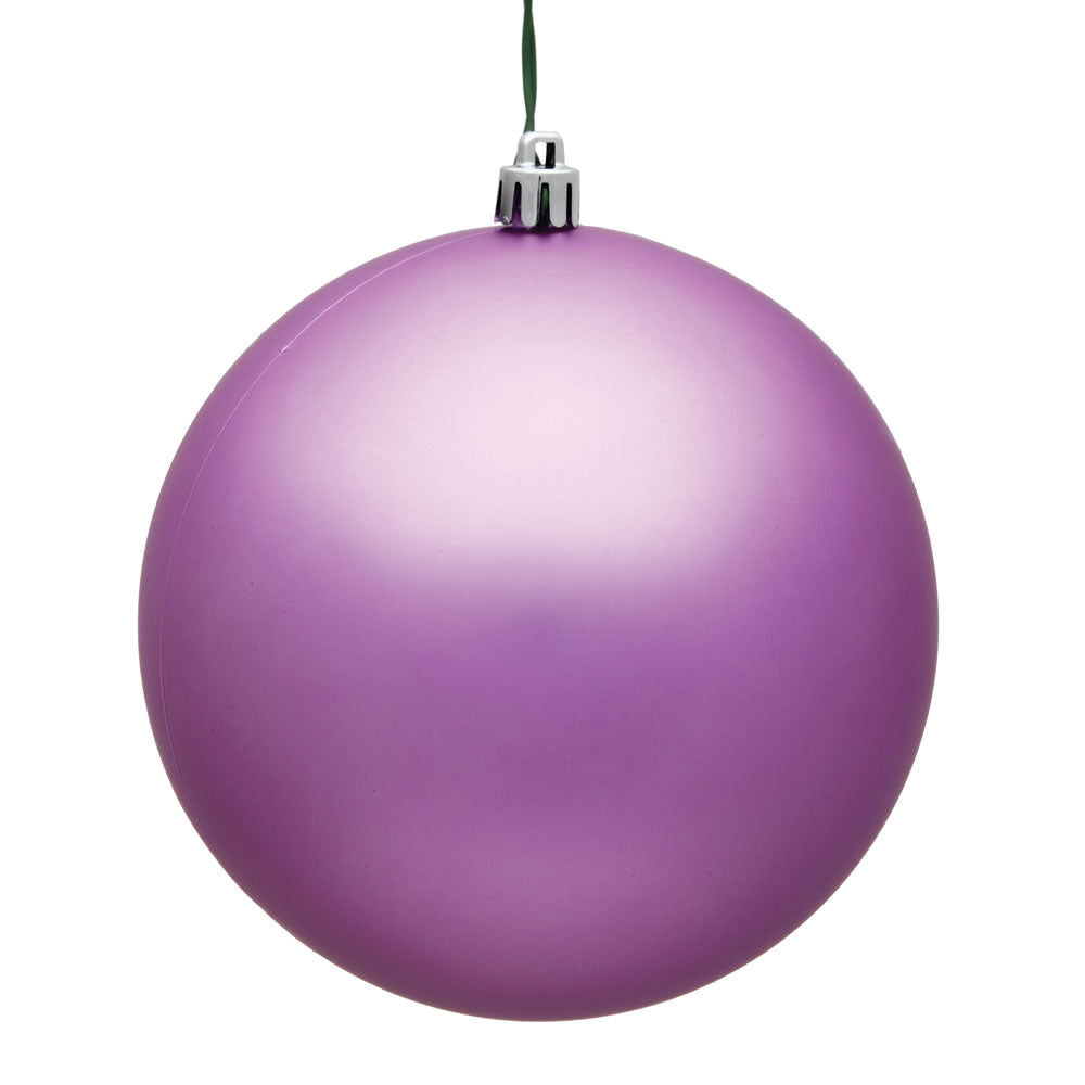 Vickerman 2.4 in. Orchid Matte Ball Christmas Ornament