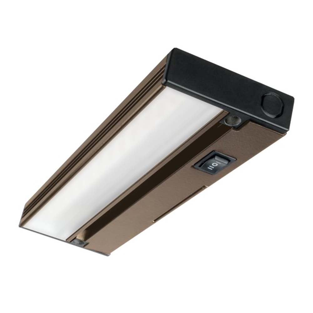 NUC-4 Series 12 in. Hi/Low/Off Oil-Rubbed Bronze LED Under Cabinet Light Fixture