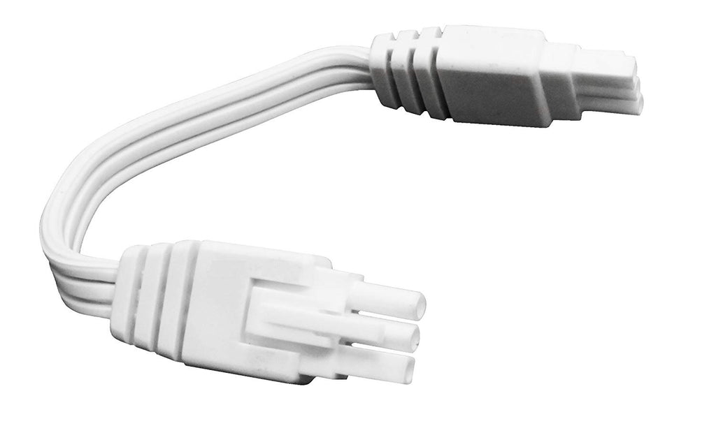 NICOR 6 in. White Jumper Cable for NUC-4 LED Under cabinet Fixture