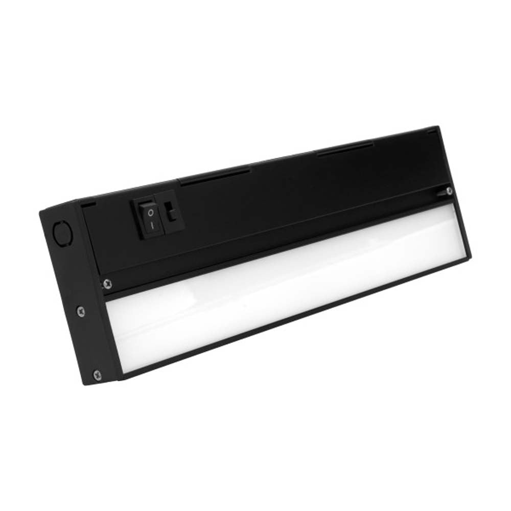 NUC-5 Series 12.5-inch Black Selectable LED Under Cabinet Light