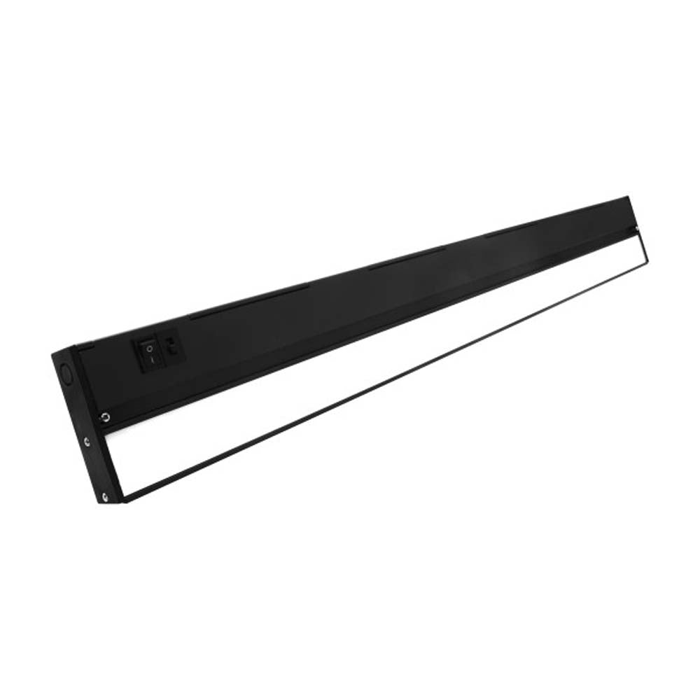 NUC-5 Series 30-inch Black Selectable LED Under Cabinet Light