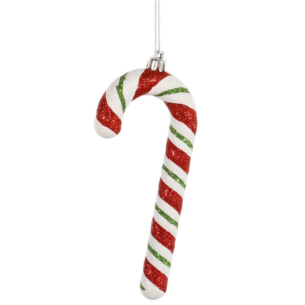 Vickerman 6 in. Red-White-Green Candy Candy Christmas Ornament