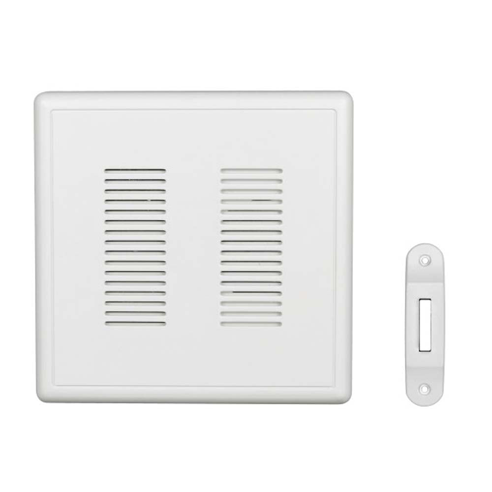 Nicor PrimeChime Plus 2 - Doorbell Chime Kit with White  Button