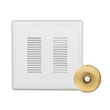 Nicor PrimeChime Plus 2 - Doorbell Chime Kit with Polished Brass  Button