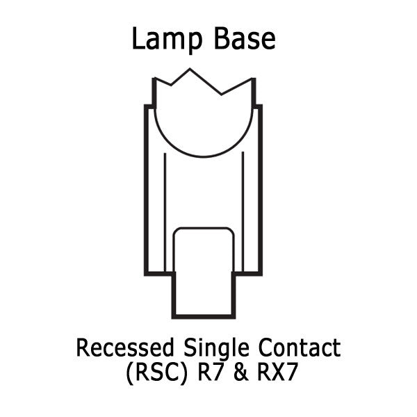OSRAM S26A - R7S RX7s and RSC Lamp Holder Ceramic Socket – BulbAmerica