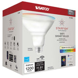Satco 15w PAR38 LED RGB & Tunable White 1200 Lumens Starfish IOT Smart Bulb - BulbAmerica