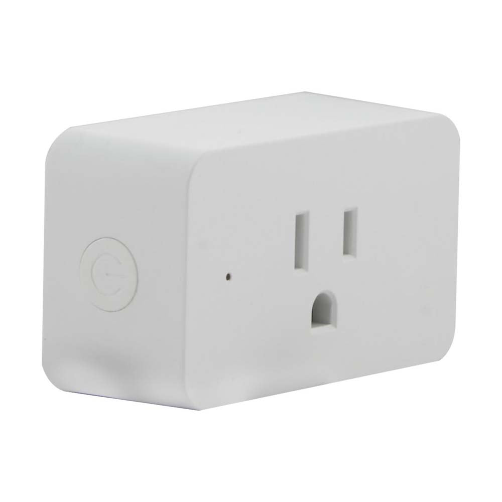 Wi-Fi On-Off Plug-in Outlet - 15 Amp - Satco Starfish Smart Technology