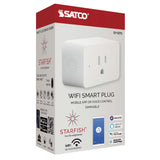 Wi-Fi Dimmer Plug Outlet - 15A - no hub required - Satco Starfish - BulbAmerica