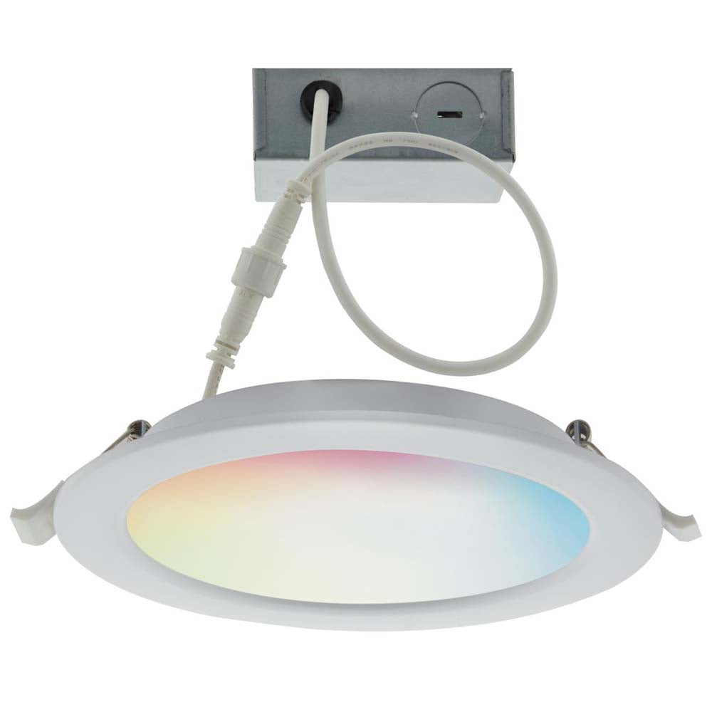 Satco 12w LED Downlight 6" Round  Warm to Cool White & RGB Starfish IOT 120v