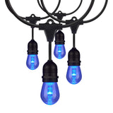 48-ft 15w 120v 15-S14 Lamp RGBW Tunable IOT Starfish LED String Light_2