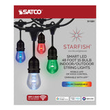 48-ft 15w 120v 15-S14 Lamp RGBW Tunable IOT Starfish LED String Light_4