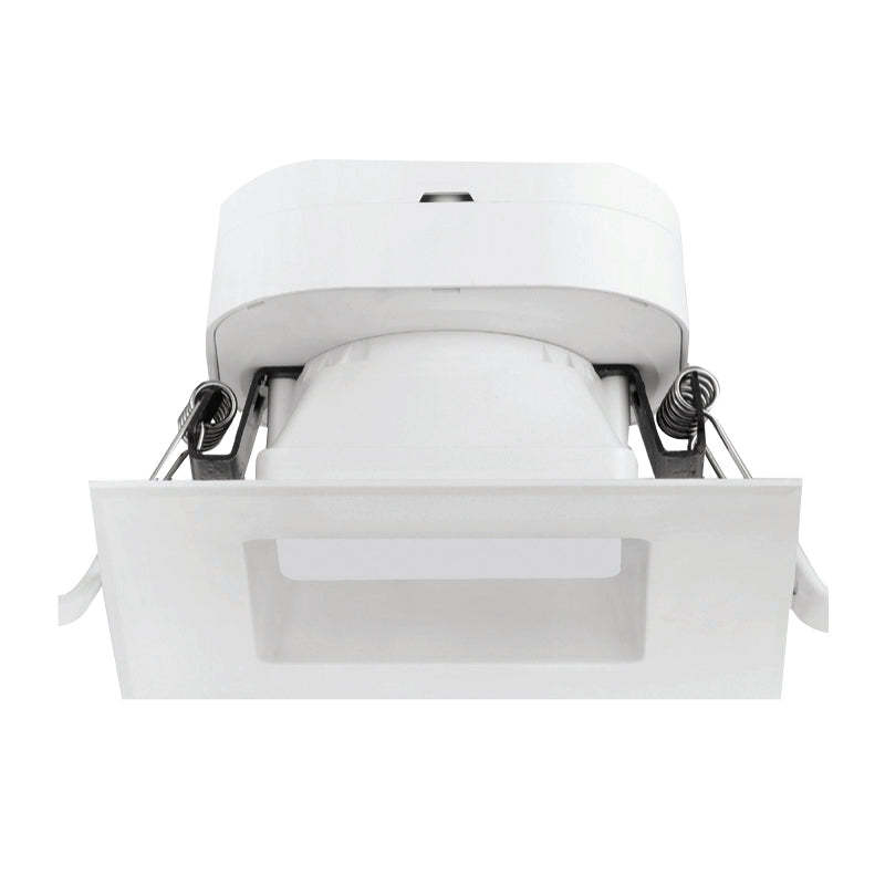 Satco 4" 7w Square LED Direct Wire Downlight  - 4000K - Cool White, White Finish