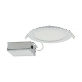 Satco 12w LED 6 inch CCT Selectable 120 volt Direct Wire Round Downlight