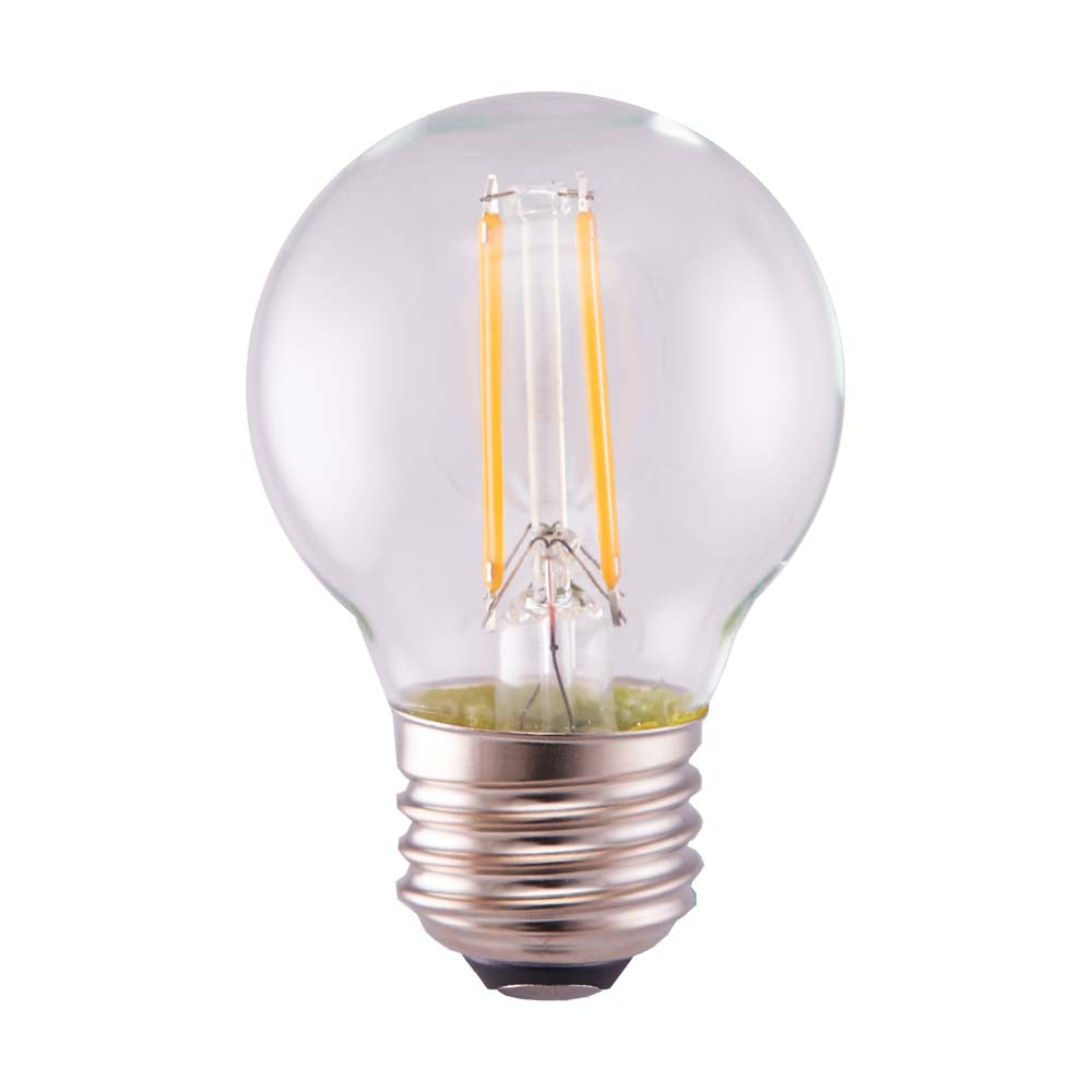 Satco 5.5w 120v G16 LED Filament 500Lm 4000k Cool White E26 Base Dimmable Bulb