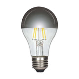 Satco 6w A19 LED Bulb Silver Crown Finish 2700K 90 CRI 120 Volt - 60w-equiv