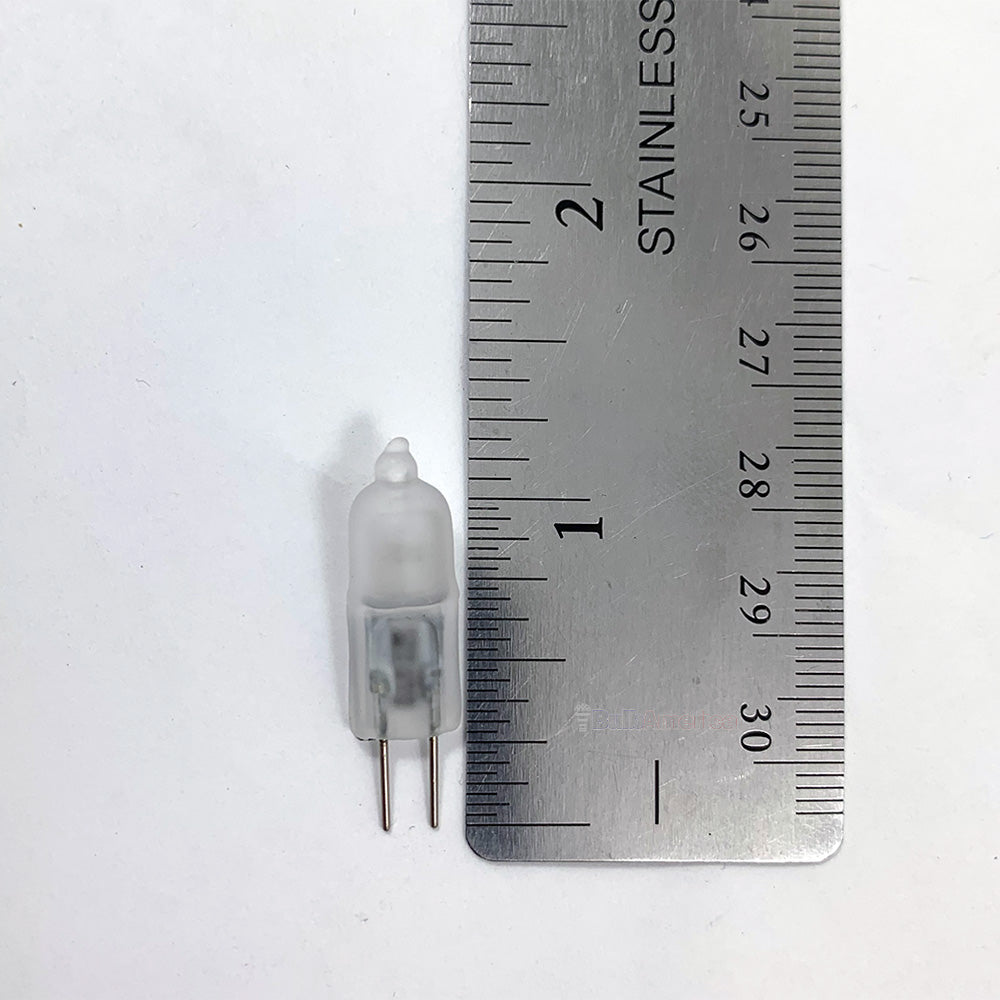 Satco 10w 12v G4 Bi-Pin Base T3 shape 2900K Frosted Halogen Light Bulb –  BulbAmerica