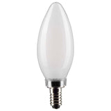 Satco 3w B11 LED 2700K Candelabra Base Frosted Dimmable - 25w equiv