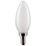 Satco 4w B11 LED 3000K Candelabra Base Frosted Dimmable - 40w equiv