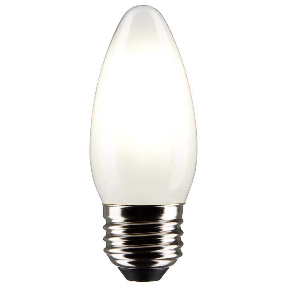 Satco 4w B11 LED 2700K Medium Base Frosted Dimmable - 40w equiv