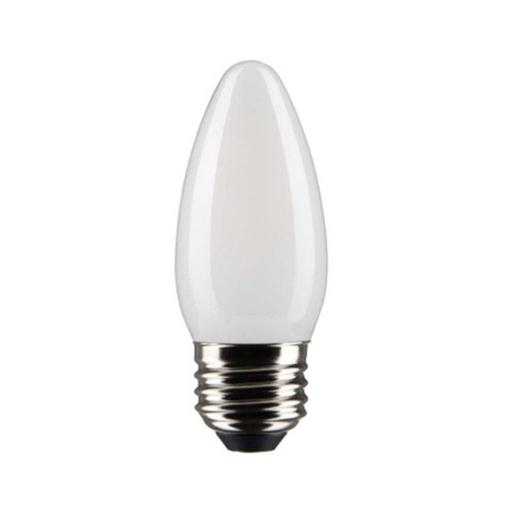 Satco 5.5w B11 LED 4000K Medium Base Frosted Dimmable - 60w equiv