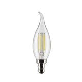 Satco 4w CA10 LED 5000K Candelabra Base Dimmable - 40w equiv