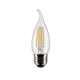 Satco 5.5w CA10 LED 2700K Medium Base Dimmable - 60w equiv