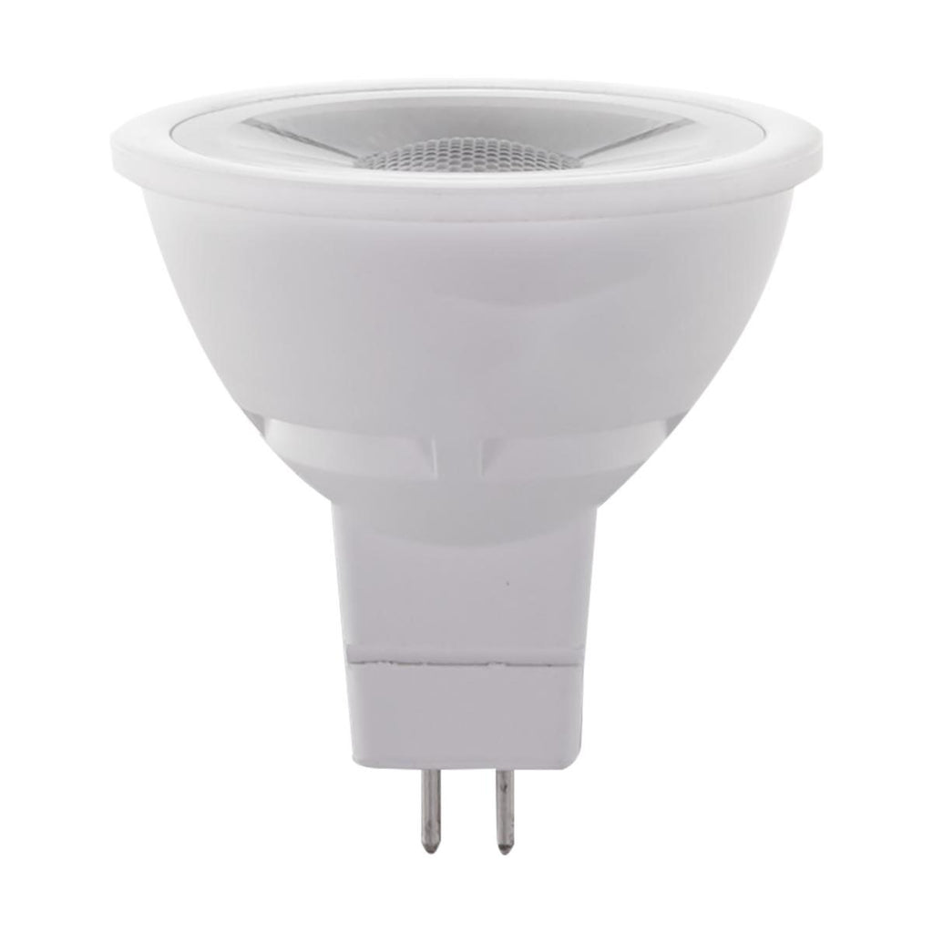 2Pk - Satco 7w MR16 LED 12v GU5.3 base 500Lm 3000k Warm White Bulbs
