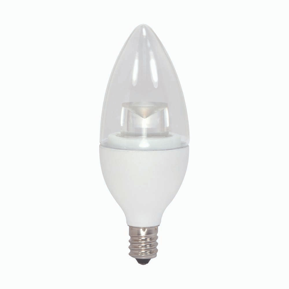 Satco 3.5w B11 Candle LED E12 Candelabra Base 300Lm 3000k Dimmable Bulb
