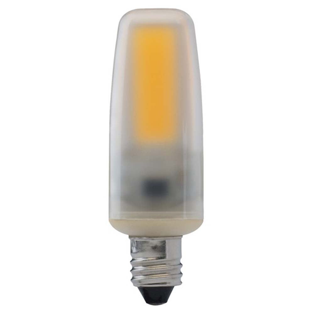 Satco 4watt LED E11 Mini Candelabra base 3000K Dimmable Frosted 120-130v Light Bulb