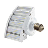Satco 80w LED Hi-lumen shoe box style lamp fixture 3000K Mogul Extended 100-277V_1