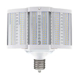 Satco 80w LED Hi-lumen shoe box style lamp fixture 3000K Mogul Extended 100-277V