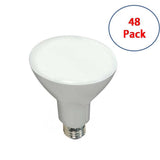 48Pk - Satco 10w LED BR30 700Lm 2700K Warm White E26 Base Dimmable Bulb