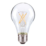 Satco 7w A19 LED Filament 800Lm 3000k Warm White E26 Base Dimmable Bulb